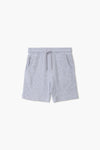 Boy Branded Short - Heather Grey