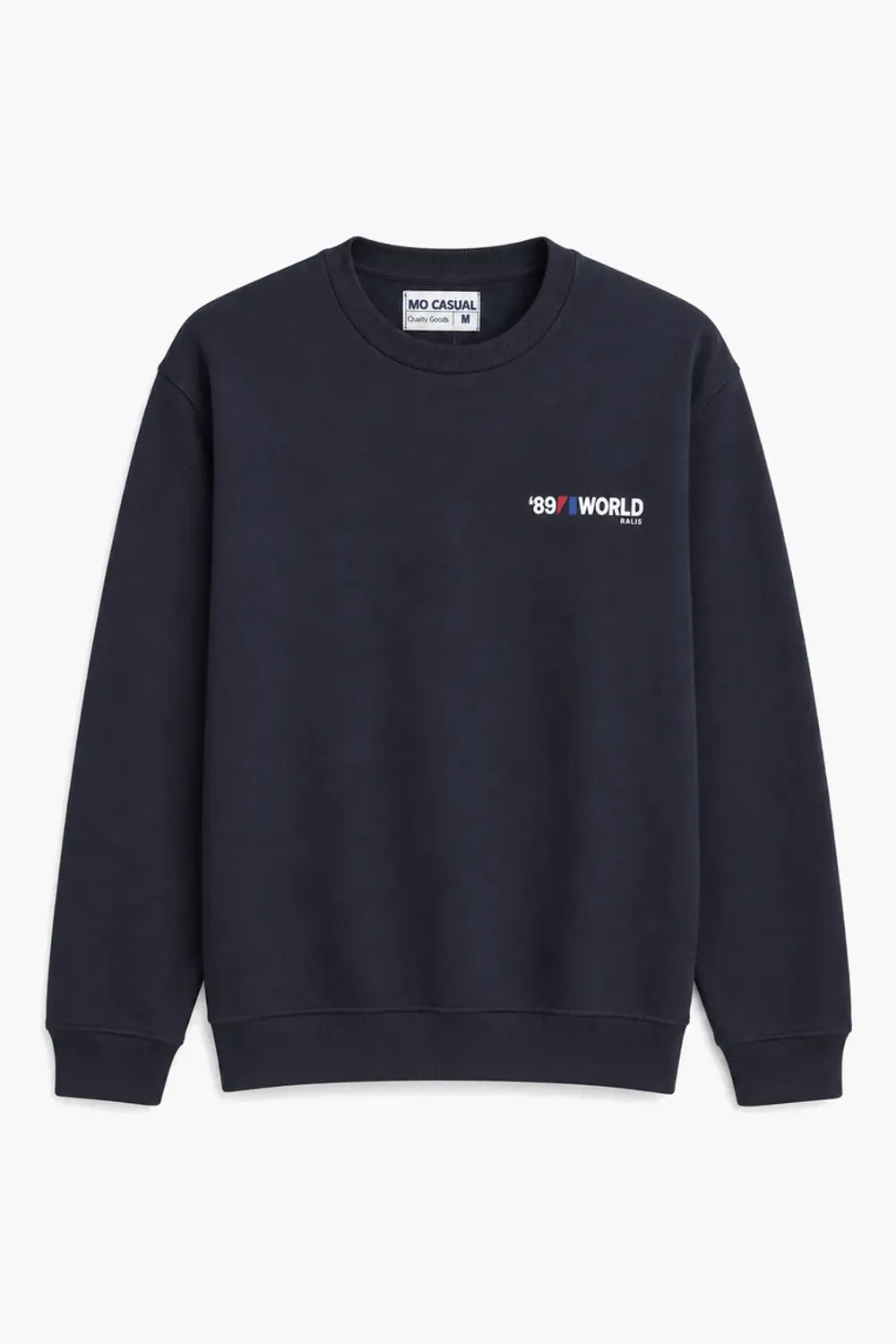 Men Branded Graphic Sweatshirt - D/Blue