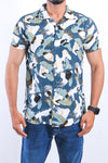 Men Casual Viscose printed Hawaii Dyed Shirt - Multi