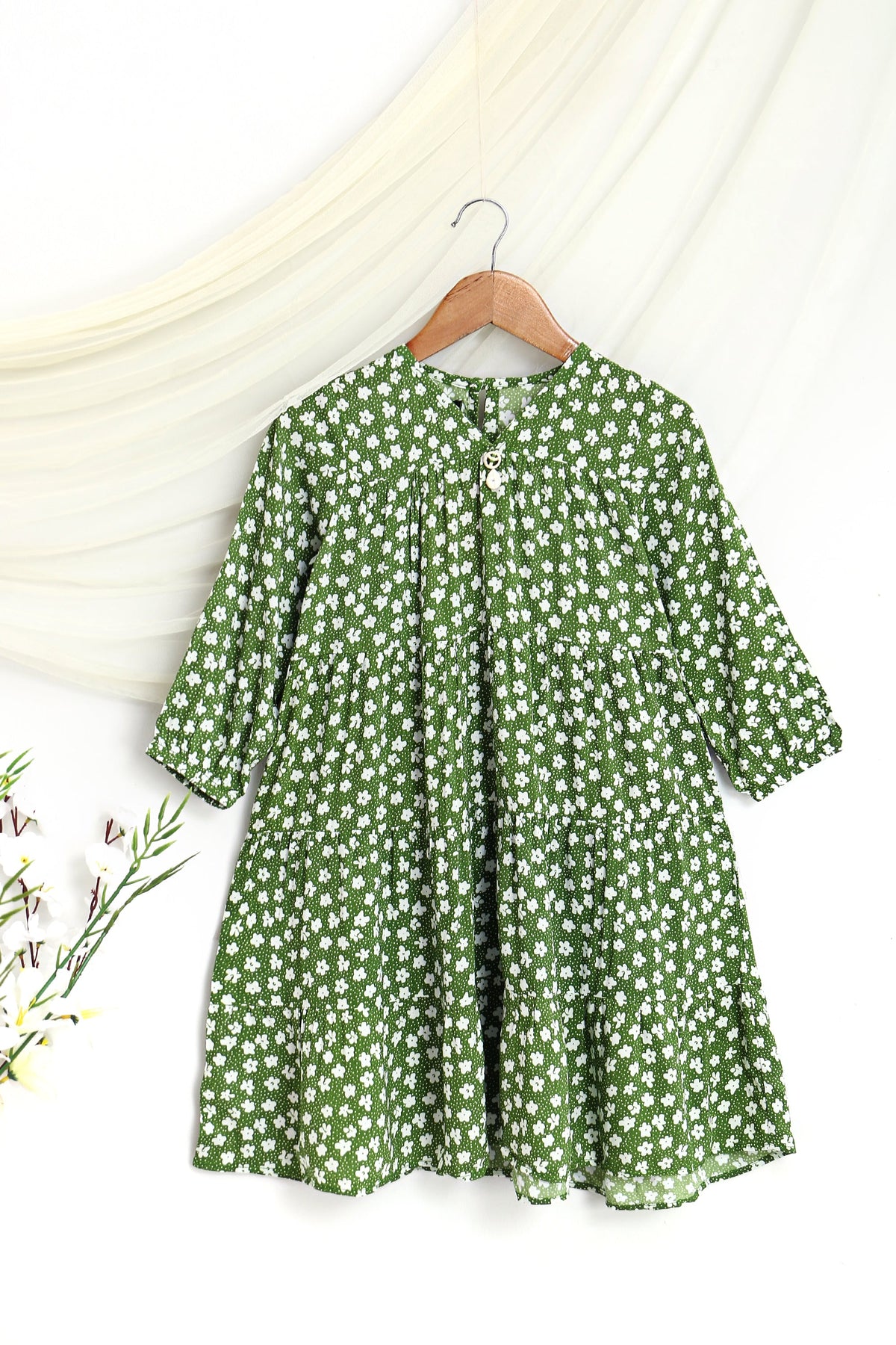 PRINTED LAWN FROCK