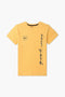 Boys Branded Graphic T-Shirt - Mustard