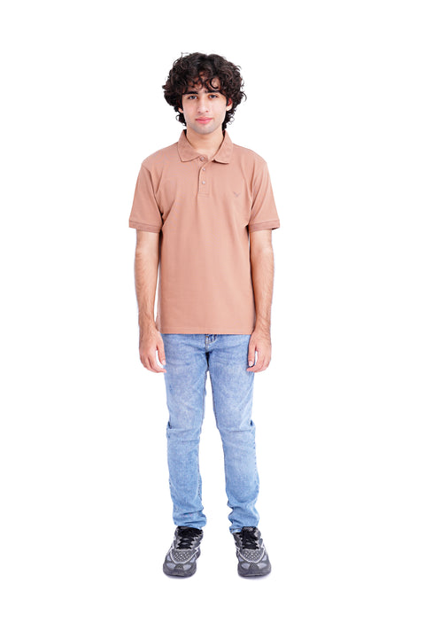 Jacquard Collar Polo
