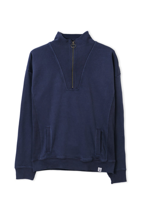 Women Branded Hi-Neck - Navy