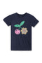 Girls Graphic T-Shirt GT24#001 - Navy