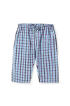 Men Loungewear Check 3 Quarter Short IMM3Q-8 - Purple