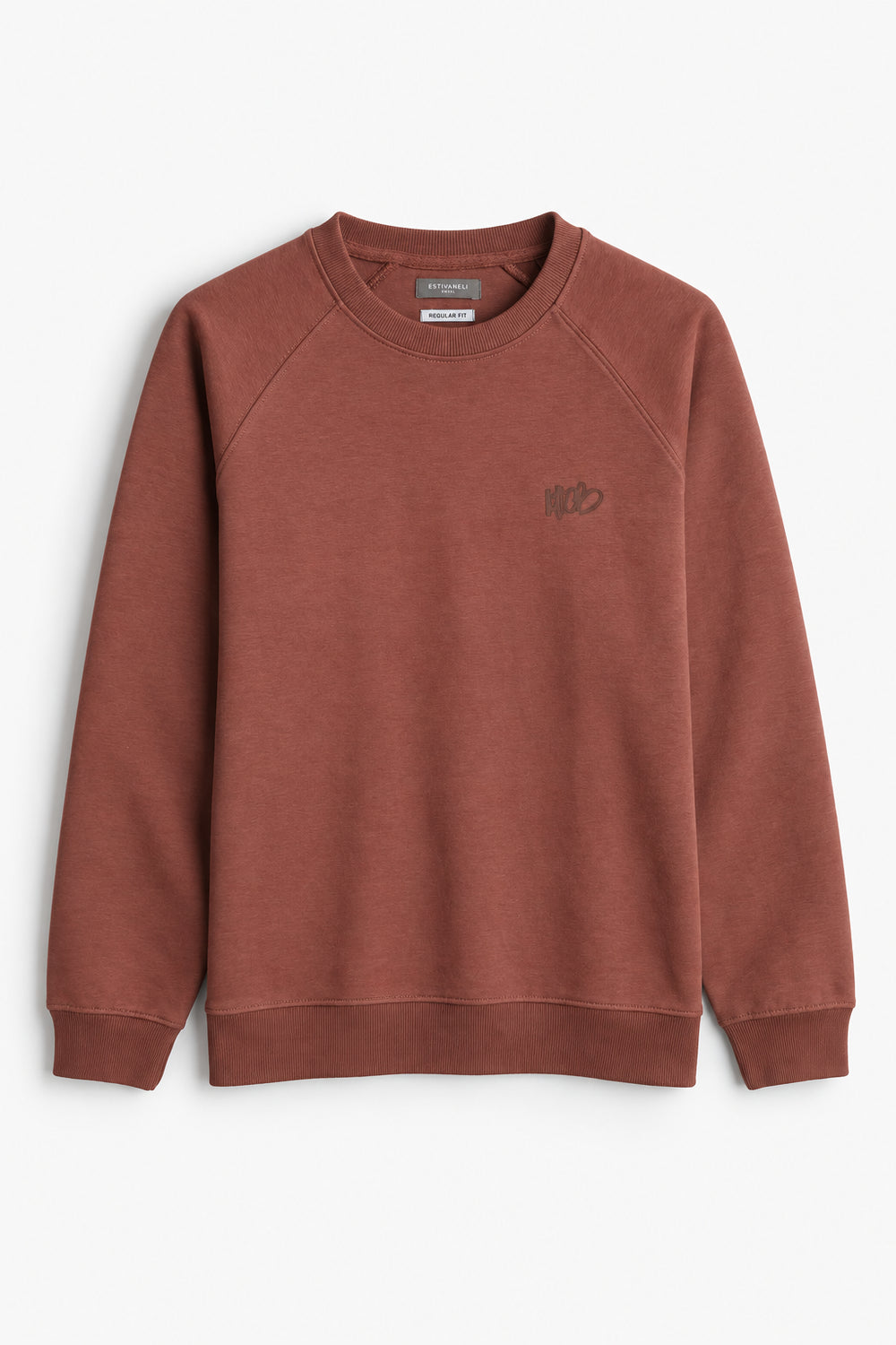 Men Branded Graphic Sweatshirt - Brown