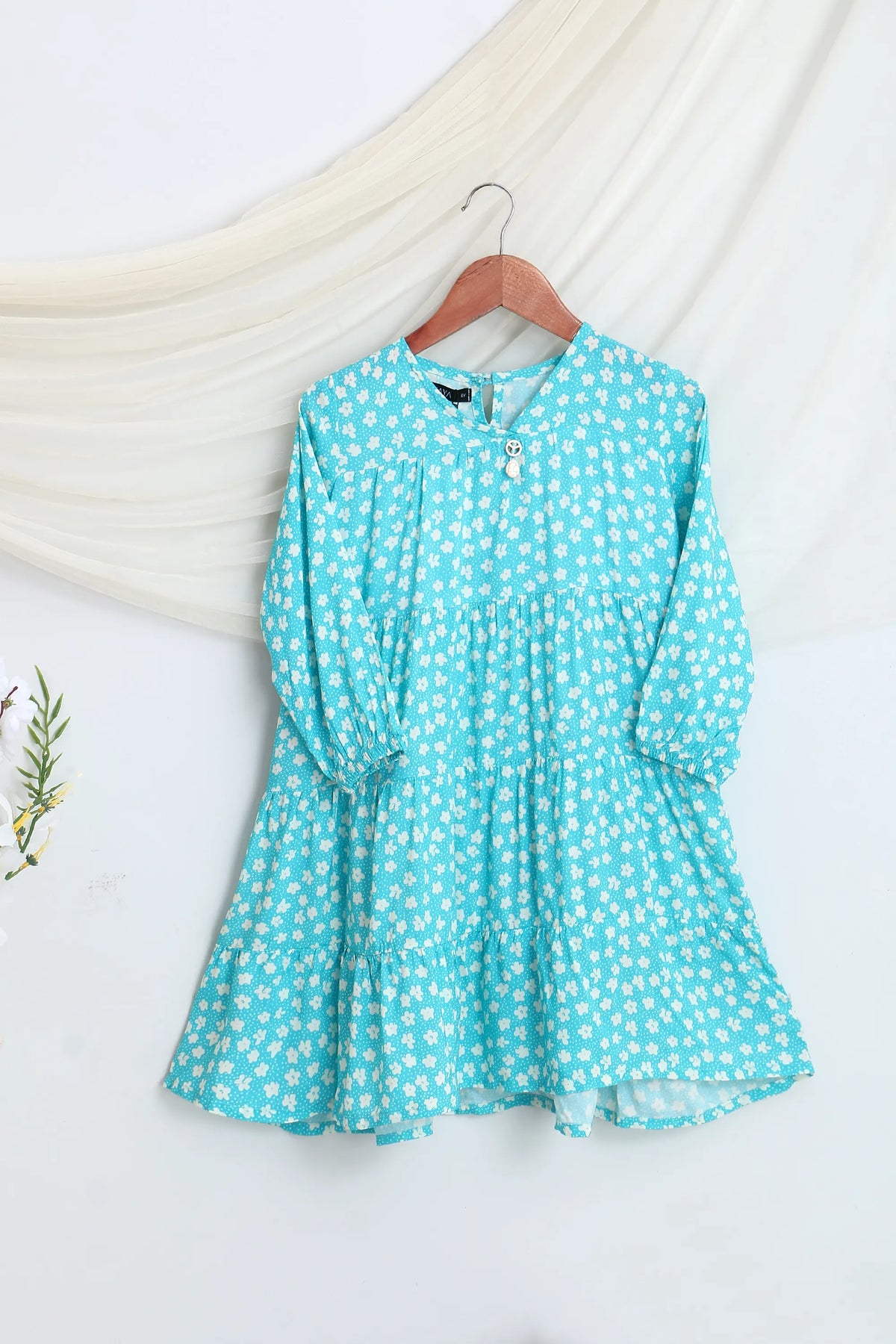 PRINTED LAWN FROCK