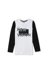 Boy Branded Graphic Tee F/S - Black And White