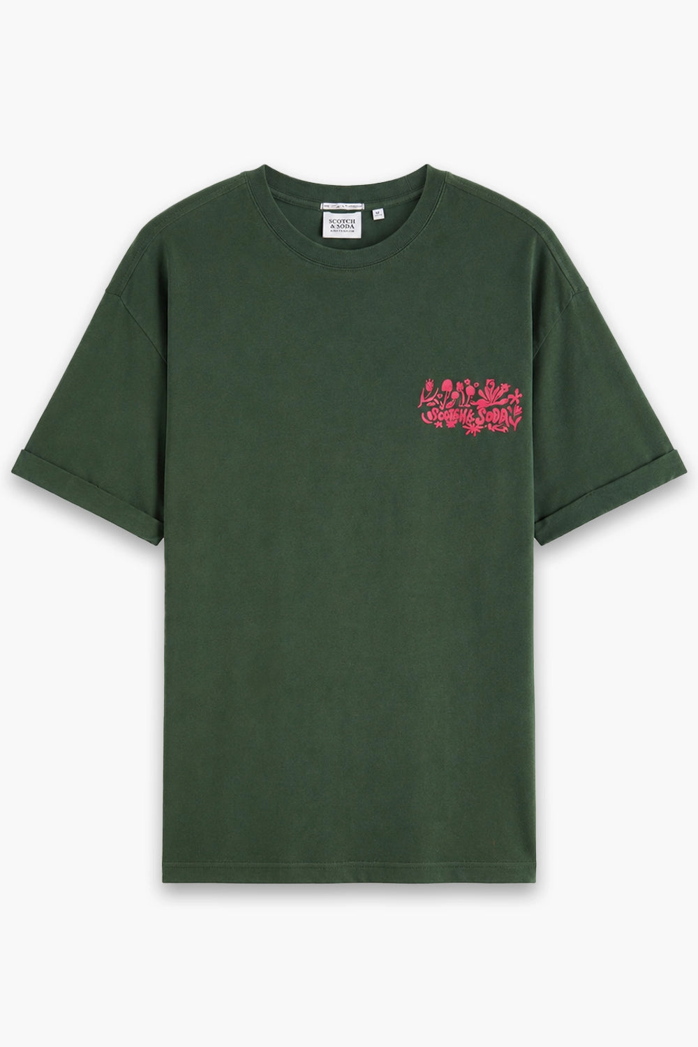 Women's Branded Graphic T-Shirt - Olive