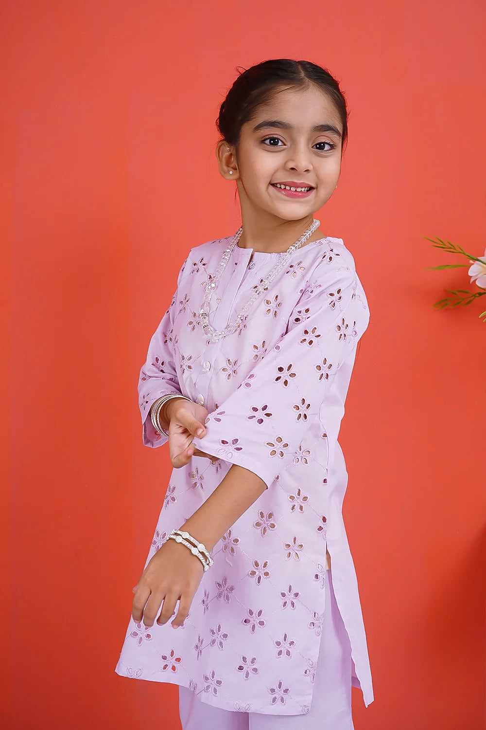 2 PIECE EMB LAWN SUIT