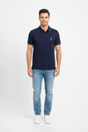 Men Branded Polo - Navy