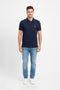Men Branded Polo - Navy
