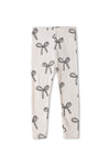 Girls Branded Graphic Legging - White