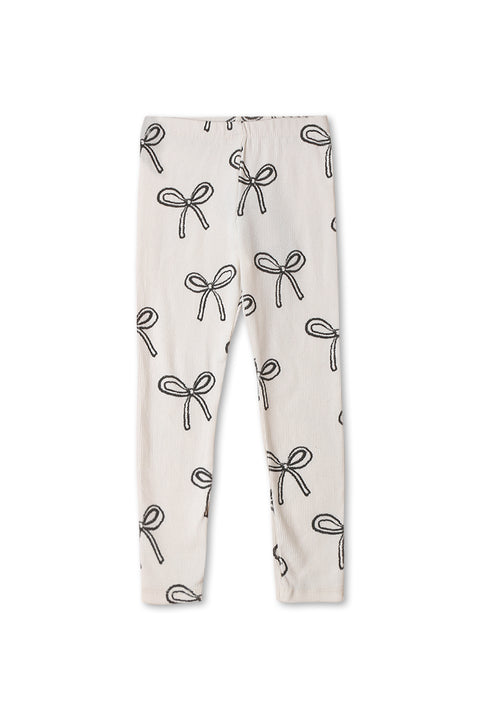 Girls Branded Graphic Legging - White