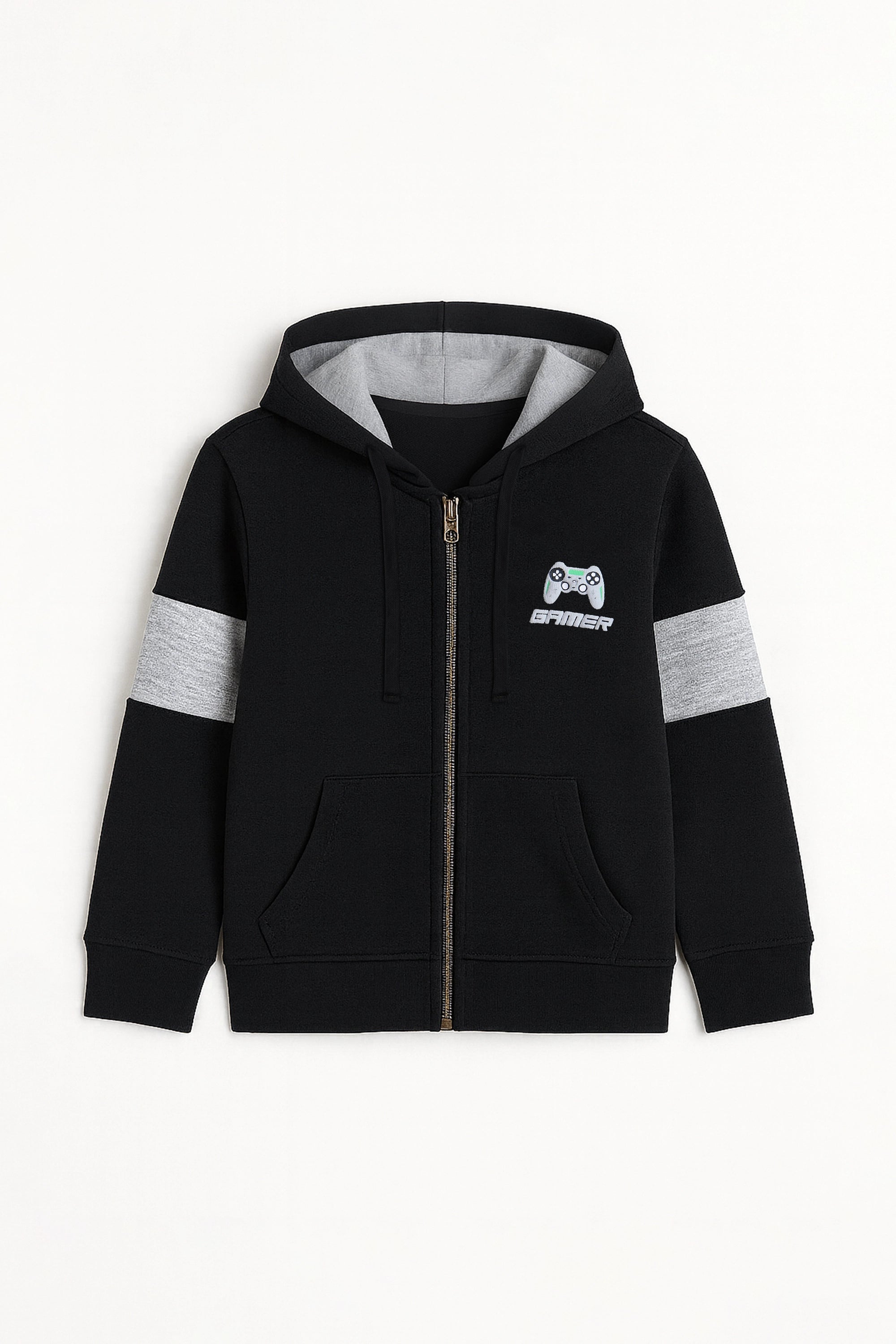 Graphic Zipper Hoodie