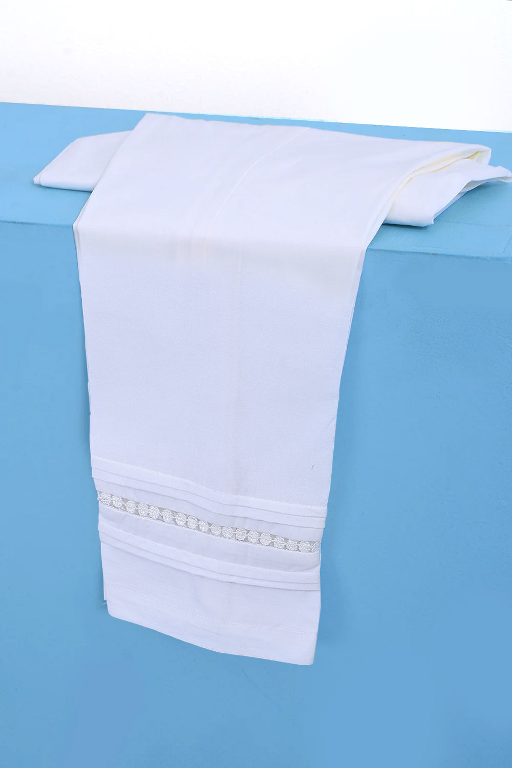 SOLID COTTON TROUSER