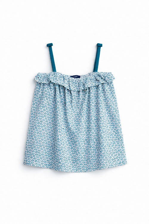 Girls Branded Graphic Short Tunic - Green