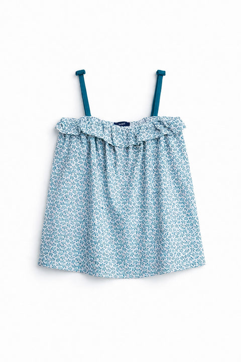 Girls Branded Graphic Short Tunic - Green