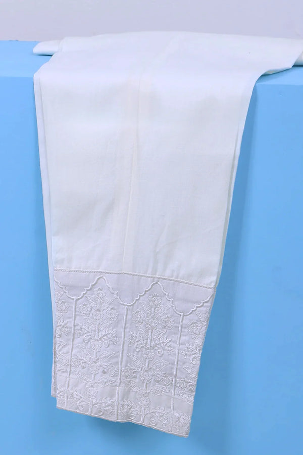 SOLID COTTON TROUSER