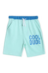 Boy Contrast Waist Short BS24-19 - Mint