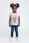 Girls Branded Graphic T-Shirt - Pink