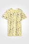 Women's Graphic T-Shirt (Brand -Max) - Yellow