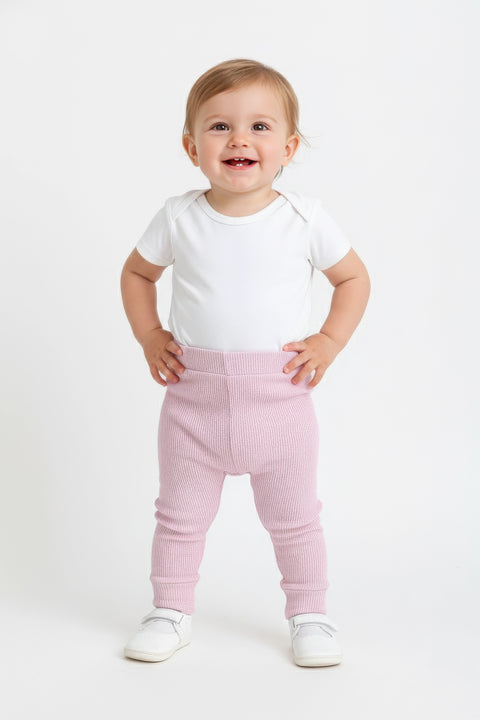 Girls Branded Trouser Pink