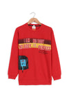 Boys Branded Terry Sweatshirt 15221 - Red