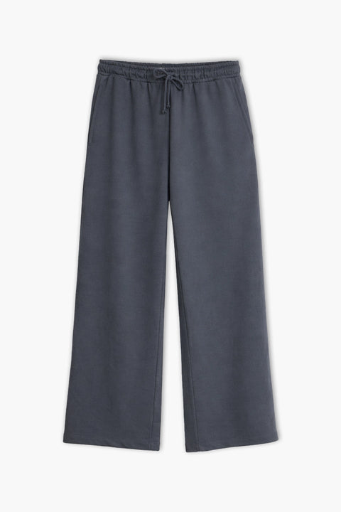 Women MO Branded Pajama - D/Grey