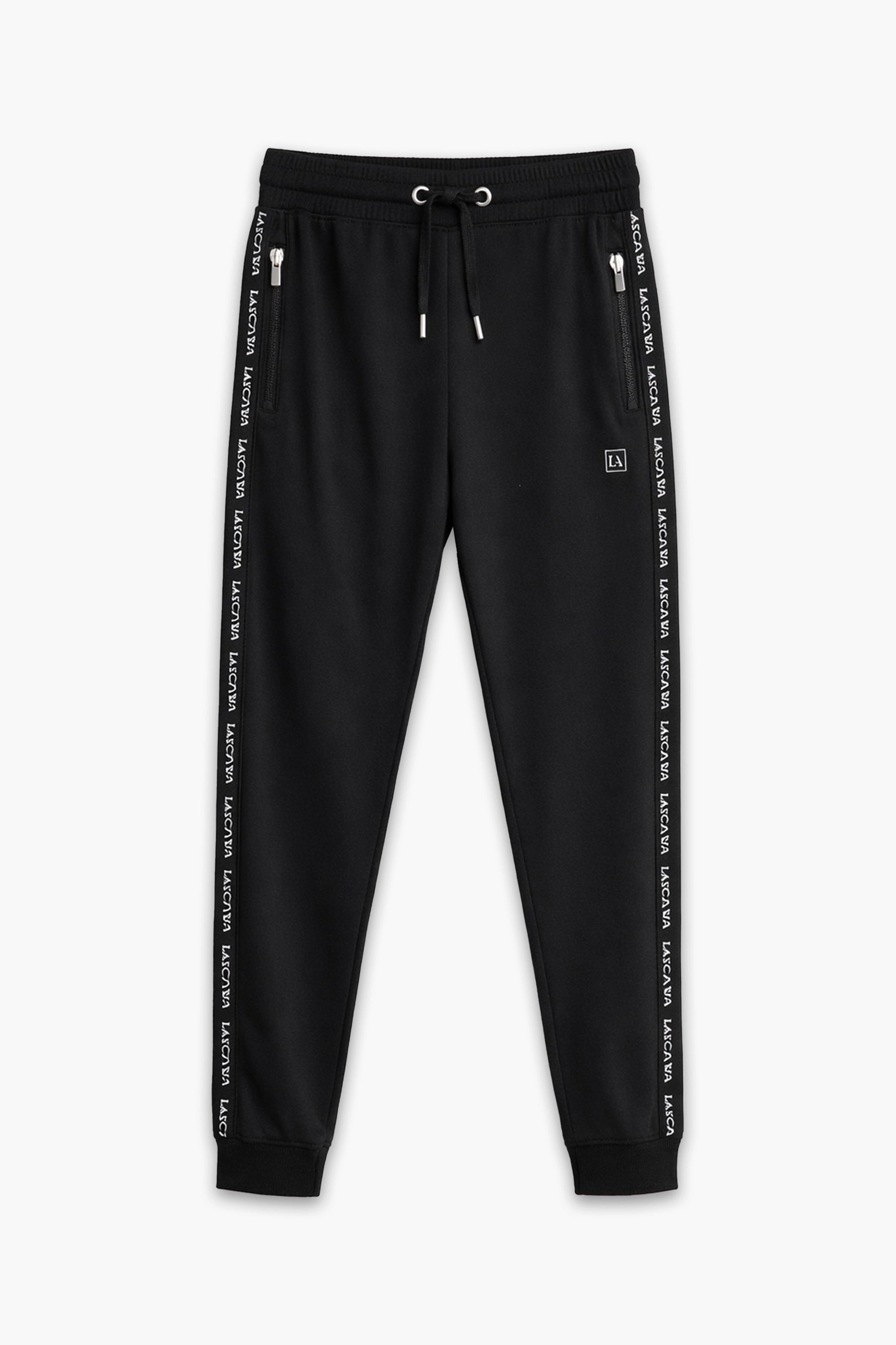 Women Branded Trouser - Black