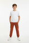 Boys Branded Fleece Trouser - Rust