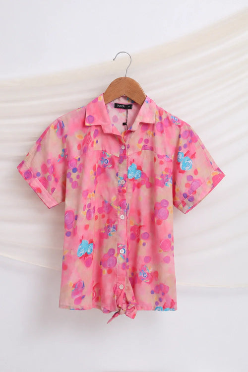 PRINTED LAWN FUSION TOP