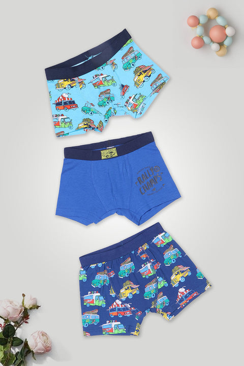 Boy Boxer Shorts Pack of 3 (Assorted)