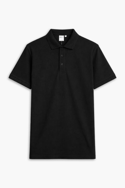 Men Branded Polo - Black