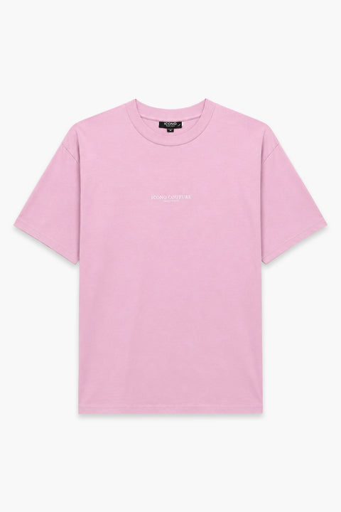 Men Branded Graphic T-Shirt - Pink
