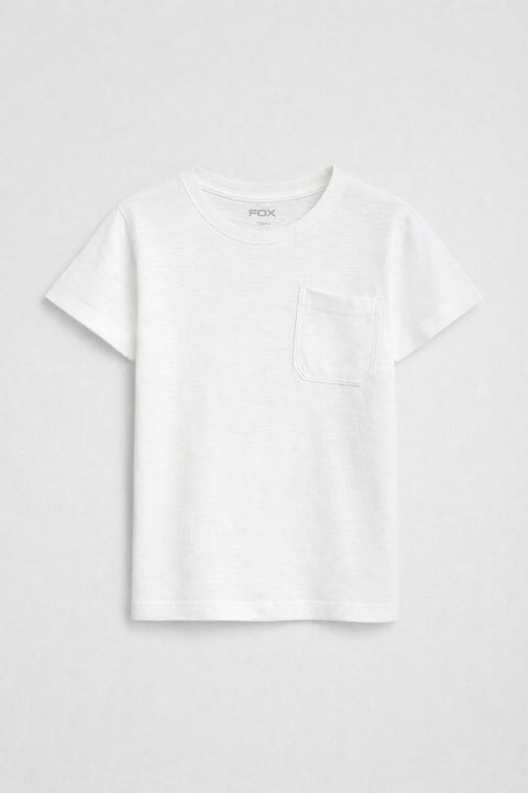 Boys Branded T-Shirt - White
