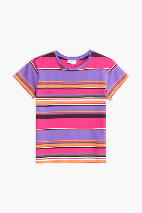 Girls Branded T-Shirt - Multi