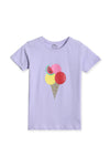 Girls Graphic T-Shirt GT24#016 - Purple