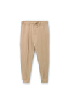 Men Elastic Waist Chino Trouser CM24#01 - Khaki