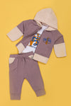 Infant Graphic 3-Piece Suit A1132 - L/Purple
