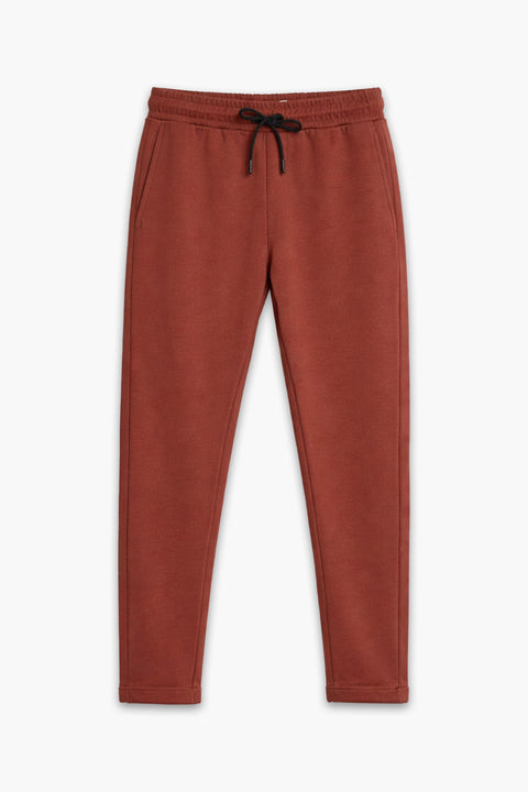 Men Branded Trouser - Burgundy