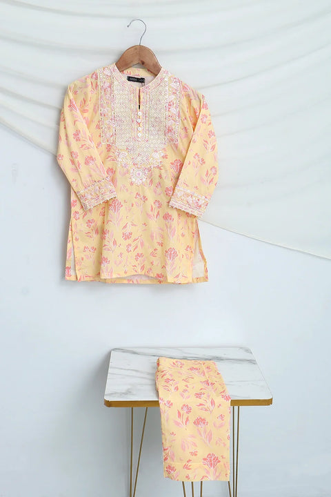 2 PIECE EMB LAWN SUIT