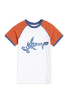 Boys Branded Graphic T-Shirt - White