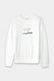 Women Branded Graphic Sweatshirt - White