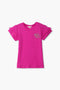 Girls Branded Graphic T-Shirt - Pink