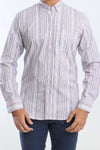 Men Casual Lining Shirt MCS24-07 - Multi