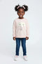 Girls Branded Graphic Sweatshirt - L/Pink