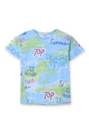 Girls Branded Graphic T-Shirt - Multi