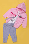 Infant Graphic 3-Piece Suit 1122A - Pink