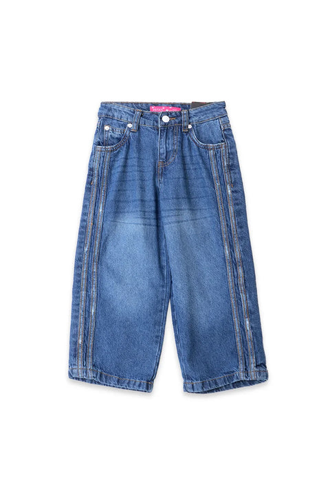 Denim Wide Leg Pant